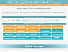 Tablet Screenshot of producershandydandy.com